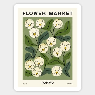 Flower Market No. 6 Sticker